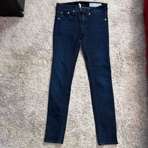 Rag and Bone dark blue skinny jeans (26)